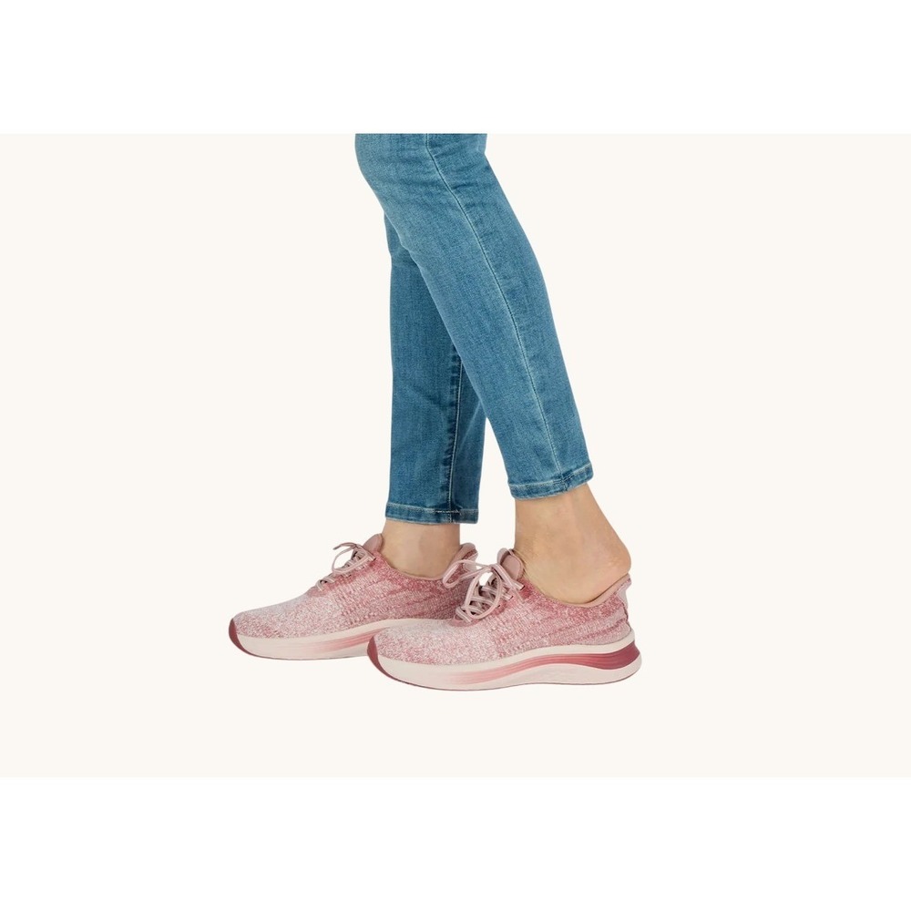 Orthofeet Coral Walking Shoes 11 Rose Pink Orthopedic Mesh Lace Up Sneakers